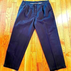 BLACK GEOFFREY BEENE 100% COTTON KHAKIS 38x30